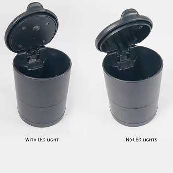 Auto pepeljara s poklopcem, plastična, vatrootporna, univerzalni model AC-819