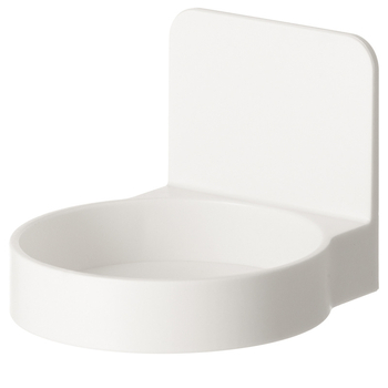 Plastični zidni regaľ za kupaonicu, bez bušenja, s vakuumskim pričvršćivanjem, jednoslojni, za sredstva za dezinfekciju ruku, četkice za zube i čaše