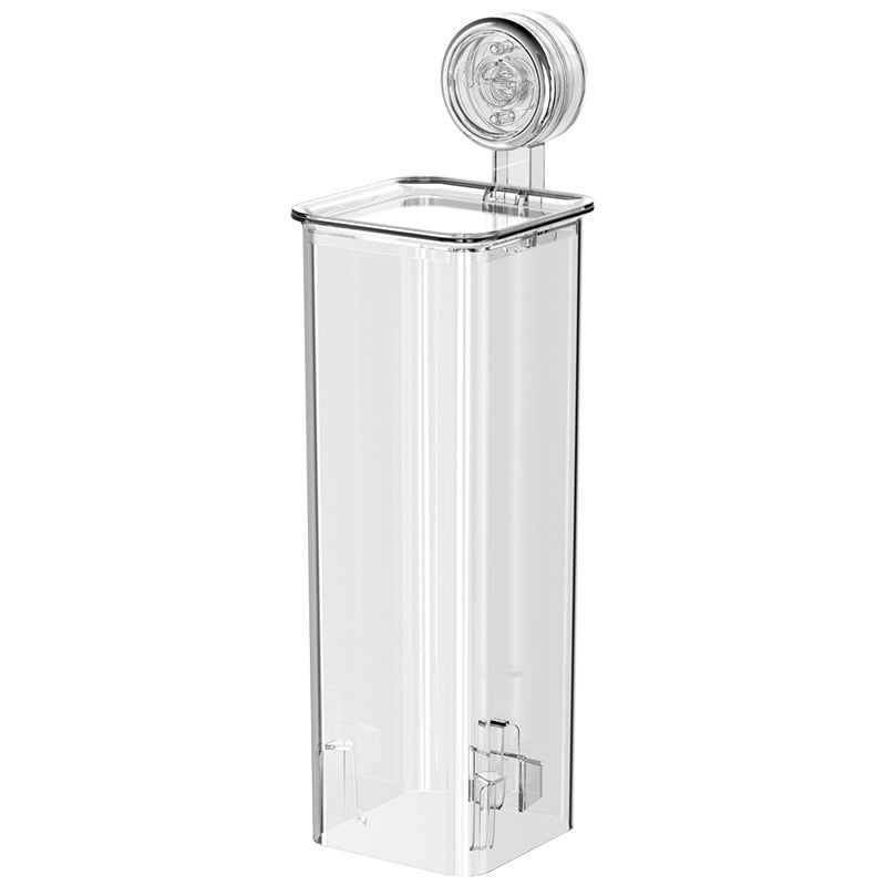 Zidni držač papirnih čaša s usisnom ventuzom, plastični, 1 sloj, za jednokratne čaše