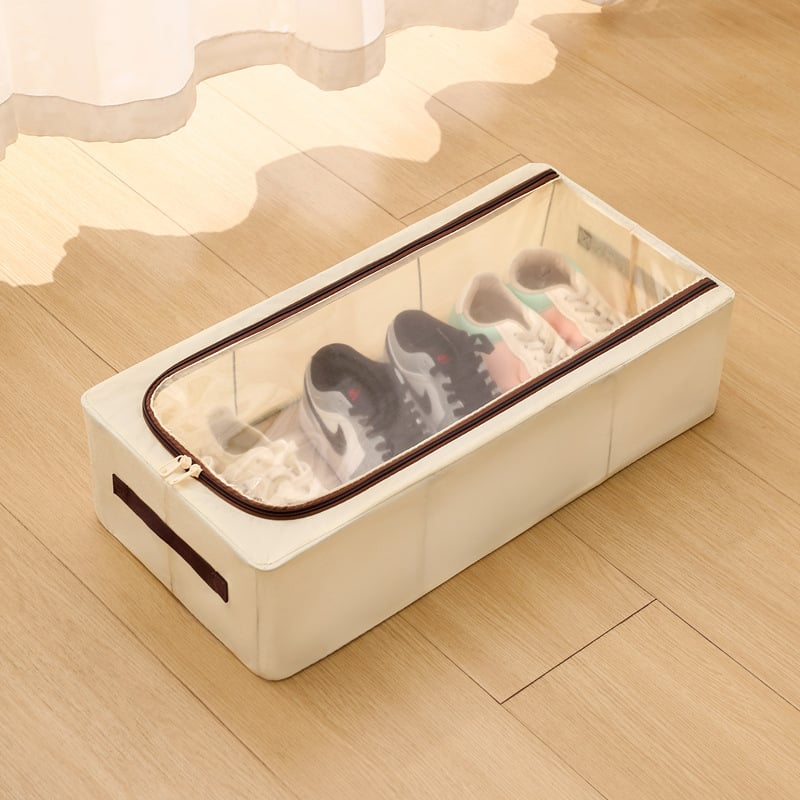 Box na topánky s poklopcom, skladateľný, 27L kapacita, materiál: Tianshan bavlna-lin