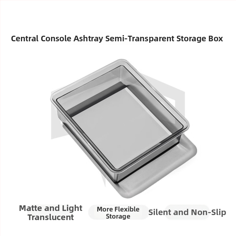 Tesla Model Y/3 centrālās konsoles uzglabāšanas kaste (YL atjaunotā izdevums) – starp sēdekļiem, plastmasas, ūdensnecaurdāma, izturīga pret spiedienu, ar rokturi