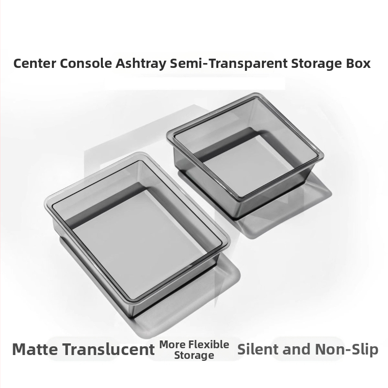 Tesla Model Y/3 centrālās konsoles uzglabāšanas kaste (YL atjaunotā izdevums) – starp sēdekļiem, plastmasas, ūdensnecaurdāma, izturīga pret spiedienu, ar rokturi