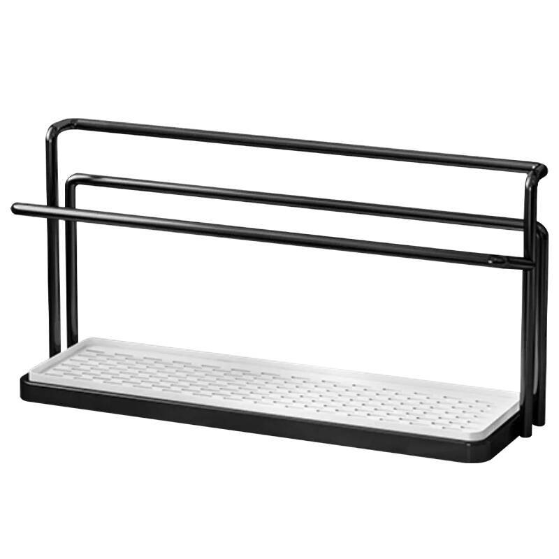 Dvostruki držač čaša od željeza – podna etažna polica, moderni minimalistički dizajn, za kuhinju i stolnu površinu