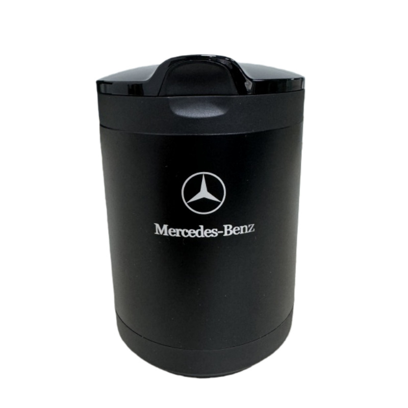 Auto pepeljara s poklopcem i ugrađenim svjetlom, model YH-1, metal, otporan na visoke temperature, 138 g