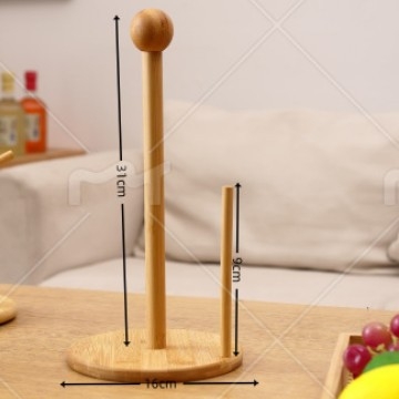 Drevený stolový regál na skladovanie – 3‑poschodový organizér v tvare stromu pre kuchyňu, obývačku a šperky (náramky a náhrdelníky) – Viacúčelový