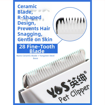 Gentry LB8780 Elektrický strihací strojček pre domáce zvieratá – pre psy, nerezová oceľ, balenie 20 kusov