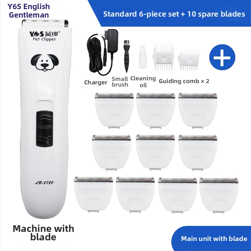 Gentry LB8780 Elektrický strihací strojček pre domáce zvieratá – pre psy, nerezová oceľ, balenie 20 kusov