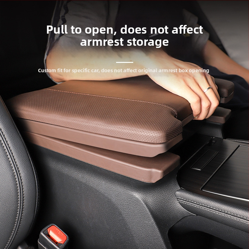 Toyota Sienna/Gracia centrālās konsoles rokas balsta pacēlāja spilvens – ādas, OAKC, 1800 g, modifikāciju komplekta piederumi