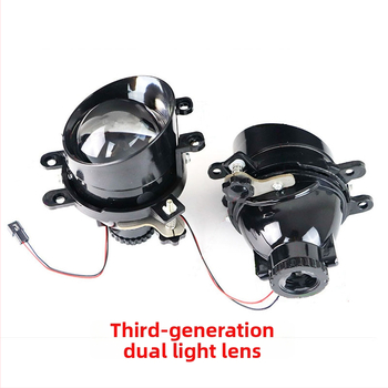 Predné hmlové svetlo HID s dvojitým objektívom, 55W, 12V, 6000LM, 6000K, kompatibilné s Toyota modelmi ako Corolla, Prado, RAV4, Highlander