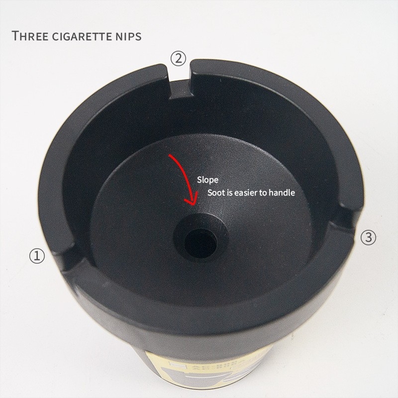 Pepeljara za auto, plastična, model AC-806, težina 75 g, brend carfu, namijenjena za unutrašnjost automobila