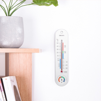 Nástenný teploměr a vlhkoměr pre vnútorné použitie – meranie teploty a vlhkosti pre kanceláriu, detskú izbu, skleník alebo sklad