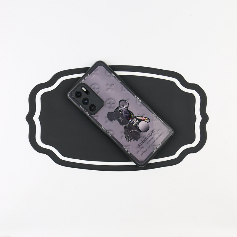 Automobilska protuklizna podloga za ploču s držačem za telefon — PVC materijal, otpornost na visoke temperature, Qianxiang, model QX9259