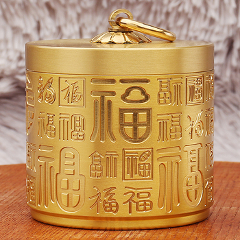 Kovový automobilový popolník s viečkom, Tang Min, čínske štýl