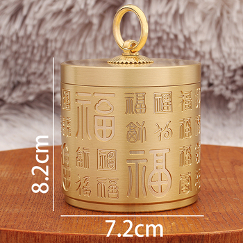 Kovový automobilový popolník s viečkom, Tang Min, čínske štýl