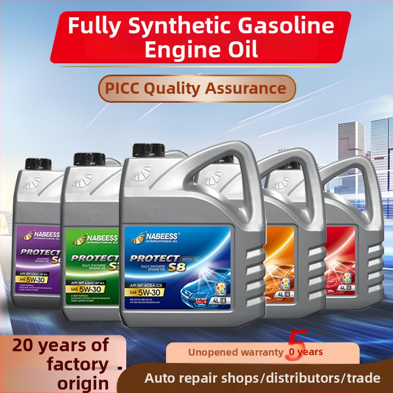 Nabech SP plne syntetický motorový olej 5W-40 pre automobily, API SN