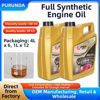 Úplne syntetický olej pre benzínové motory 5W-40, API SP, pre automobily