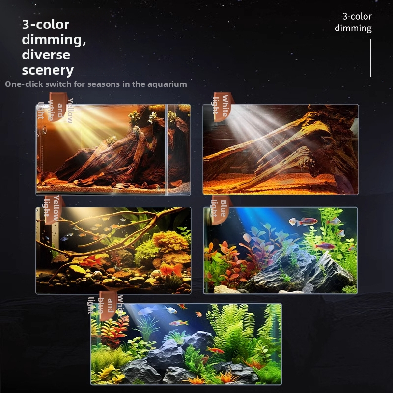 Akvariumo kraštovaizdžio apšvietimas (Prekės ženklas BESSN; Neimportuotas; Atsparus purslams)