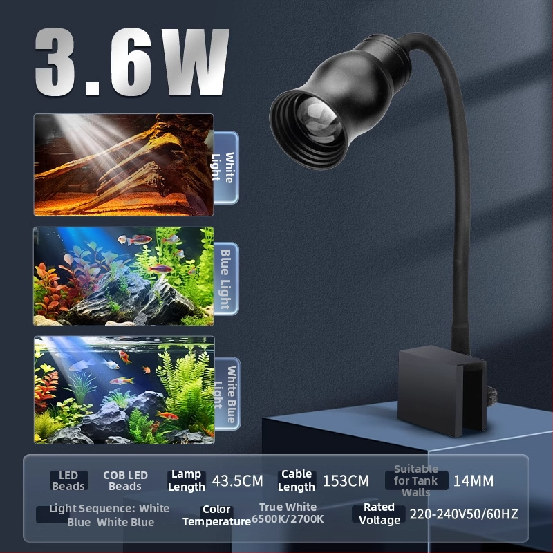 Krajinné osvetlenie pre akvárium (Značka BESSN; Nie je dovážané; Odolné voči striekajúcej vode)