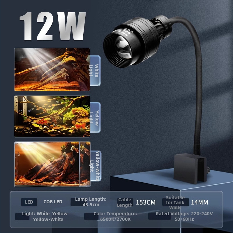 Krajinné osvetlenie pre akvárium (Značka BESSN; Nie je dovážané; Odolné voči striekajúcej vode)