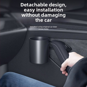 Tesla Model 3/Y Držiak pohára pri dverách – úložná skrinka rukoväť dverí – vnútorné príslušenstvo palubnej dosky