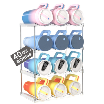 Stolový stojan na poháre a nápoje, viacúrovňový, z plastu, 2–4 úrovne, bez vŕtania, moderný minimalistický štýl