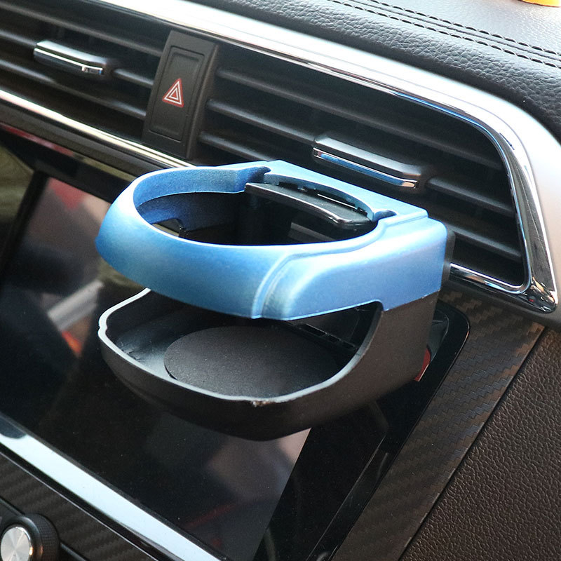 Automobiļu krūžu turētājs gaisa izvadam, no plastmasas, uzstādāms transportlīdzeklī