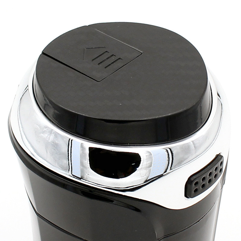 N12A Pepeljara za auto s rasvjetom i poklopcem, plastika, 255 g, lijevanje