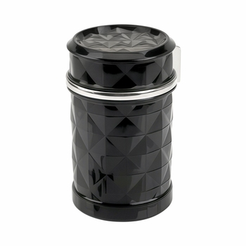 Automobilski pepejlara s LED svjetlom, visi na otvoru ventilacije, s poklopcem — Model HT012, plastika, 108 g