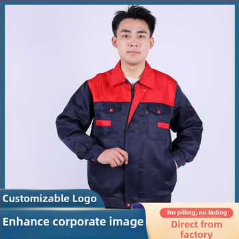 Ochranný súbor pre všetky ročné obdobia – pánske pracovné oblečenie na opravy áut, odolné voči opotrebeniu a špine, proti popáleninám, priedušné, rýchloschnúce, 100% polyester