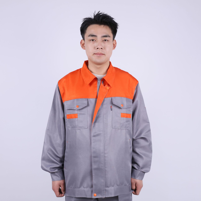 Ochranný súbor pre všetky ročné obdobia – pánske pracovné oblečenie na opravy áut, odolné voči opotrebeniu a špine, proti popáleninám, priedušné, rýchloschnúce, 100% polyester