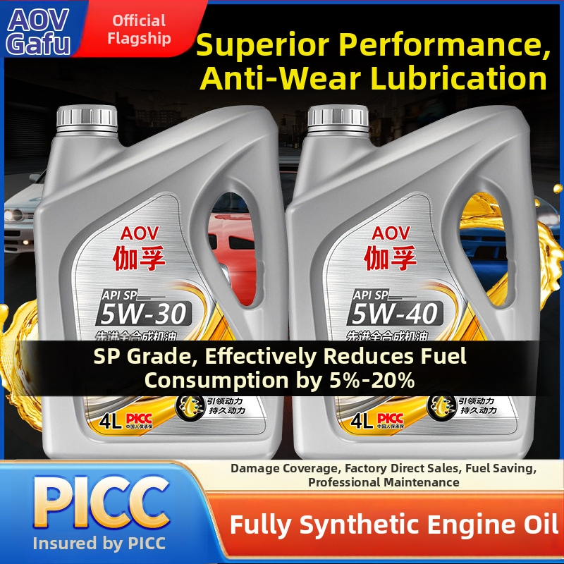 Gaff plne syntetický motorový olej pre autá, API SP, 5W-30, celoročné mazivo