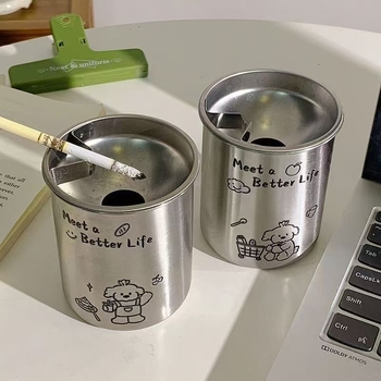 Popolnik za auto od nehrđajućeg čelika • Ispis logotipa: Da • Prilagođena obrada: Da • Pogodno kao poslovni dar