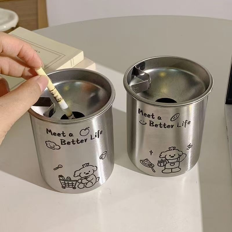 Popolnik za auto od nehrđajućeg čelika • Ispis logotipa: Da • Prilagođena obrada: Da • Pogodno kao poslovni dar