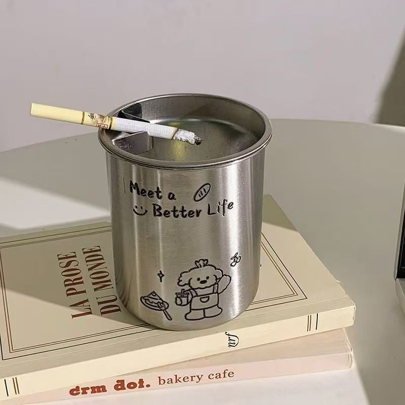 Popolnik za auto od nehrđajućeg čelika • Ispis logotipa: Da • Prilagođena obrada: Da • Pogodno kao poslovni dar