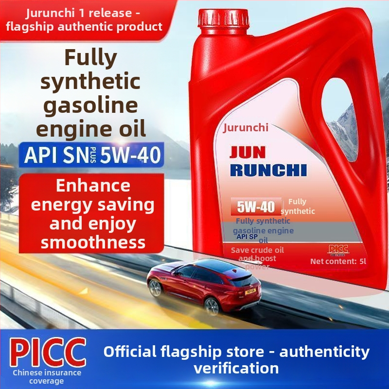 Jurunchi plne syntetický motorový olej pre automobily – 10W-50 viskozita, API SF, SAE 5W-30, pre benzínové motory