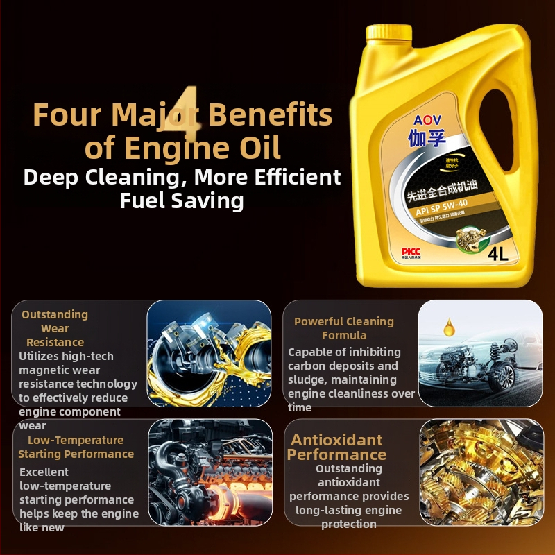 Gaff pilnīgi sintētiska motoreļļa SP 5W-30 automobiļiem visām sezonām