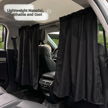 Automobilová priehradová záves s ťahacím mechanizmom, tkanina, montáž kolíkmi, jednoduchý štýl, všeobecná kompatibilita