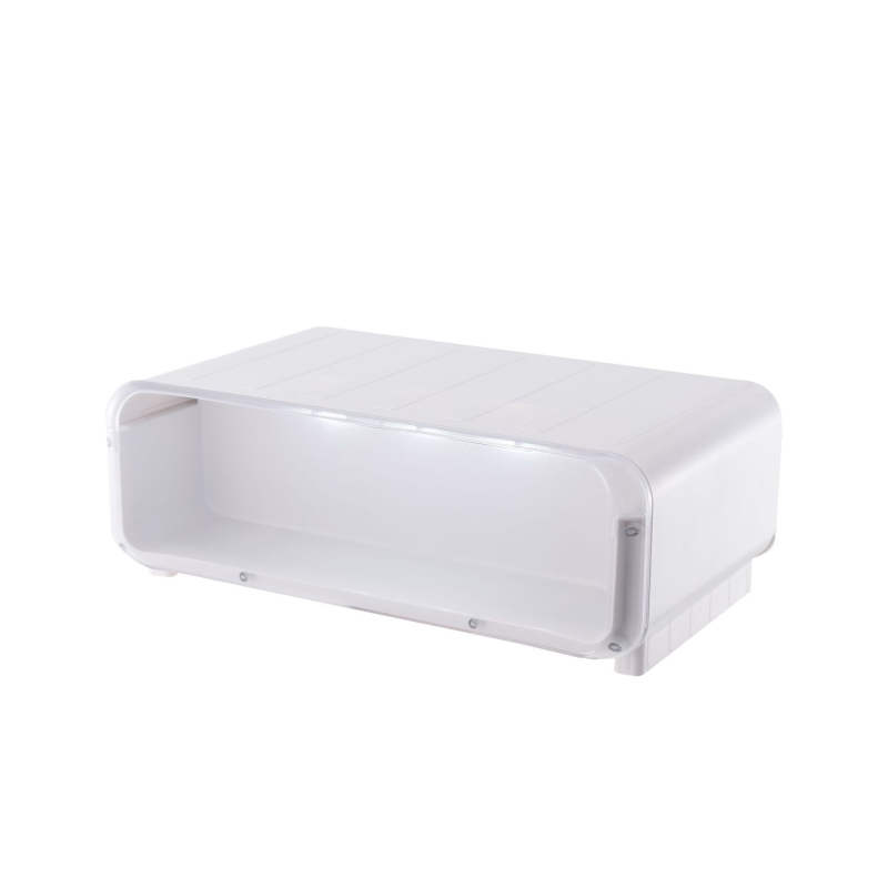 Stolni podizač monitora s prozirnom izložbenom pločom za blind box figurice, uredski podmetač