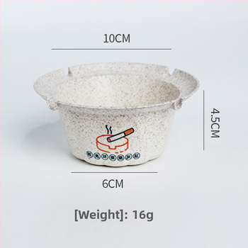 Jednorazový plastový popolník s dizajnom proti šíreniu popola; tlač loga; prispôsobiteľný; Daoying; 900 kusov v krabici; vhodné pre biliarne miestnosti, bary a auto použití.
