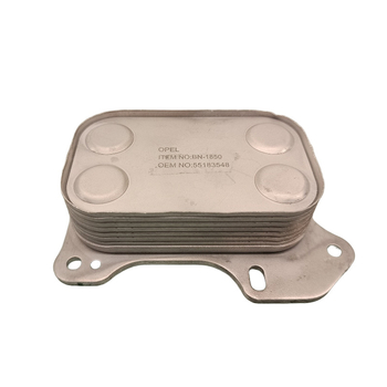 POWCODE Olejový chladič radiátor pre Fiat Opel 1.3D diesel motor (Motory: 199 A3.000, Z 13 DTH, 263 A2.000; Príslušné čísla: 55210824, 93192557, 55258602, 55213468)