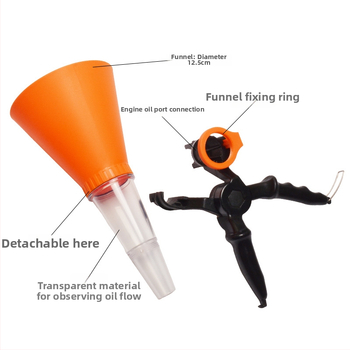 Nálevka na doplnenie oleja do motoru auta - Polypropylén - Multifunkčná na autá a motorky
