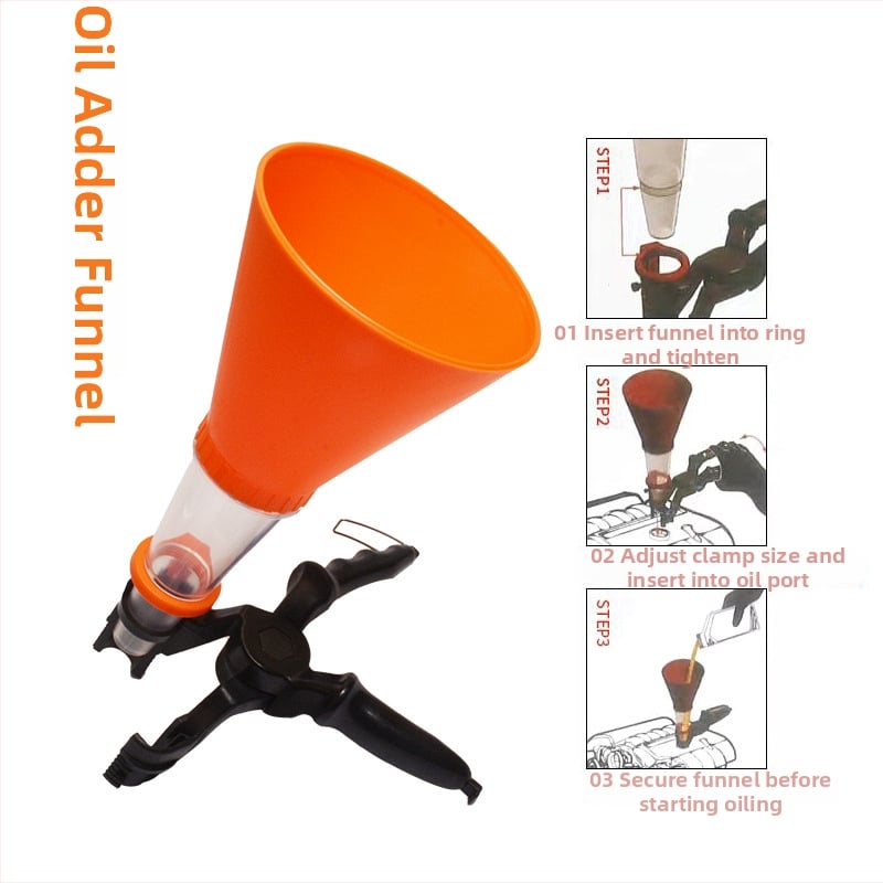 Nálevka na doplnenie oleja do motoru auta - Polypropylén - Multifunkčná na autá a motorky