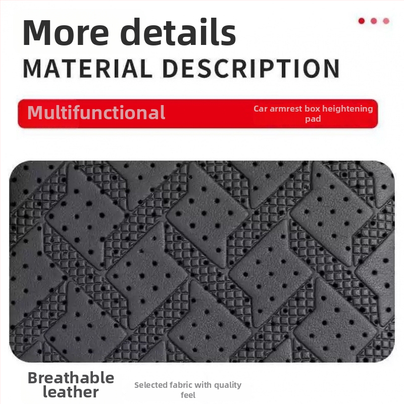 Nahk-kattega universaalne auto käetoe padi koos joogipudeli hoidja ja hoiukotiga, küünarnuki toe tõstmine, mudel 03, kaal 350 g, tootekood R2502