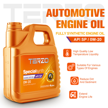 Taize Heji séria 0W-20 plne syntetický motorový olej GF-6A/SP pre benzínové motory, API SP, viskozita 0W-20, bod tečenia -46°C, bod vzplanutia 228°C