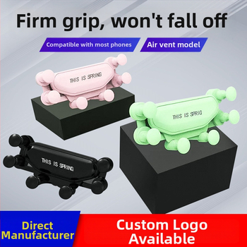 Držiak na telefón do auta – roztomilý dizajn, gravitačné upevnenie na výduch ventilácie, univerzálna kompatibilita
