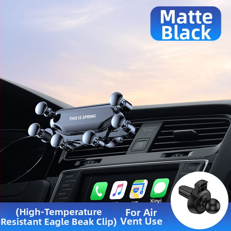 Držiak na telefón do auta – roztomilý dizajn, gravitačné upevnenie na výduch ventilácie, univerzálna kompatibilita