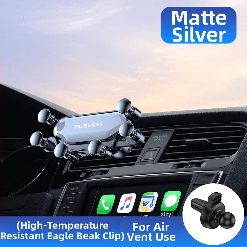 Držiak na telefón do auta – roztomilý dizajn, gravitačné upevnenie na výduch ventilácie, univerzálna kompatibilita