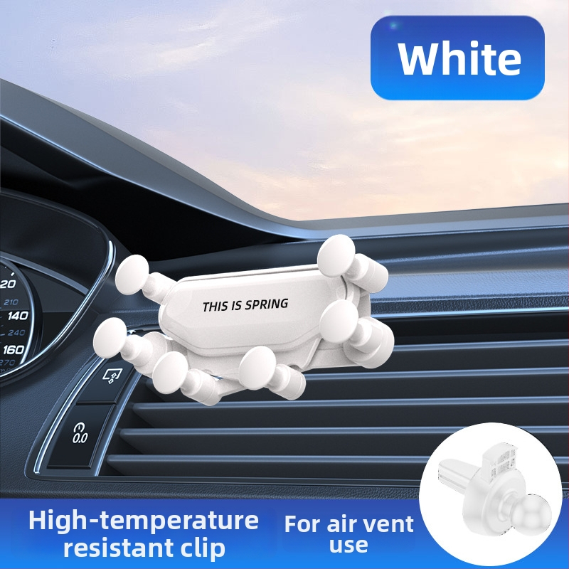 Držiak na telefón do auta – roztomilý dizajn, gravitačné upevnenie na výduch ventilácie, univerzálna kompatibilita
