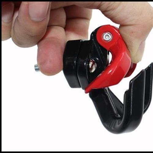 Μεταλλική τσάντα για κρέμασμα με διπλό γάντζο για σκούτερ και μοτοσικλέτα, μοντέλο 001, συμβατή με οπή M6