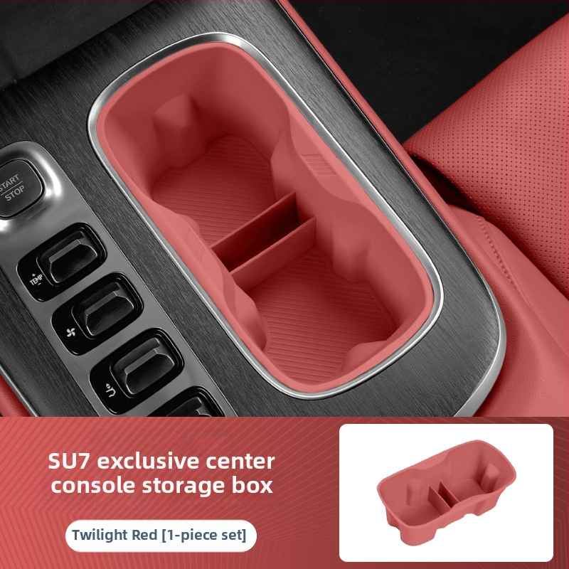 Silicone paliktnis glāzītei Xiaomi SU7 centrālajai konsolē — pretslīdēšana, šoka izturīgs un nodilumizturīgs uzglabāšanas paliktnis